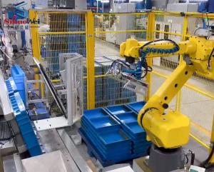 インテリジェントな完全自動ロボットパレタイジングマシン